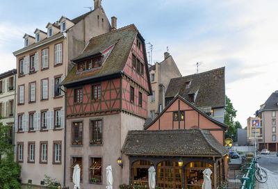 Idyllic impression of strasbourg, a city at the alsace region in france