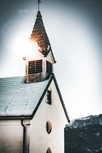 Low angle view of building against sky
