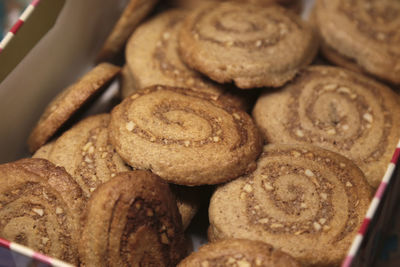 Close-up of cookies