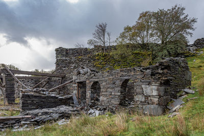 Old ruins against sky