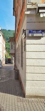 Street amidst buildings in town