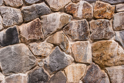 Full frame shot of stone wall