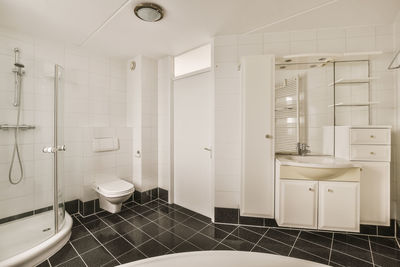 Interior of bathroom