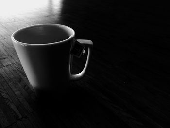 Close-up of coffee on table