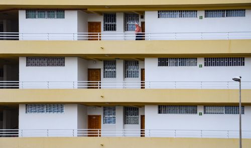 Full frame shot of residential building