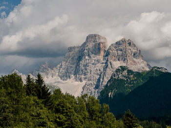 Scenic view of mountain against sky