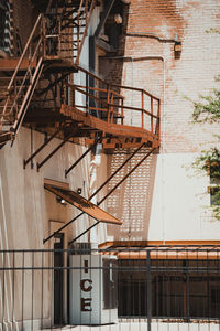 Low angle view of abandoned building