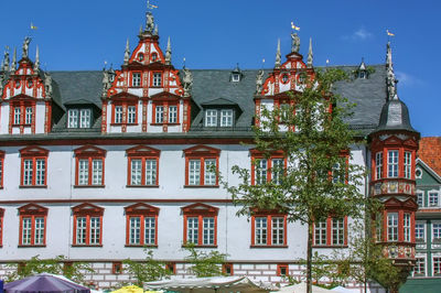 Low angle view of historical building