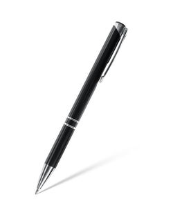 High angle view of pen against white background