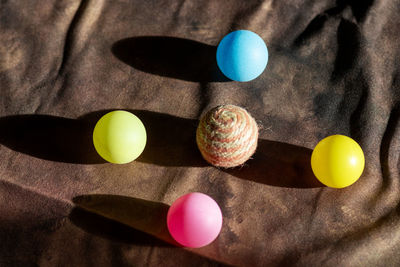 Close-up of pills on table