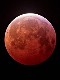 View of moon