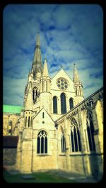 Low angle view of church