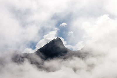 Low angle view of clouds in sky