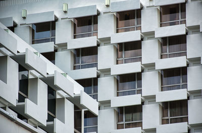 Abstract minimal style reflecting architecture in bangkok