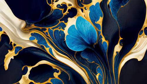 Swirls of marble or the ripples of agate. liquid marble texture. fluid art. abstract waves