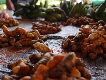 Close-up of cookies in market