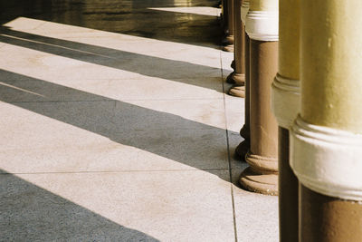 Close-up of tiled floor