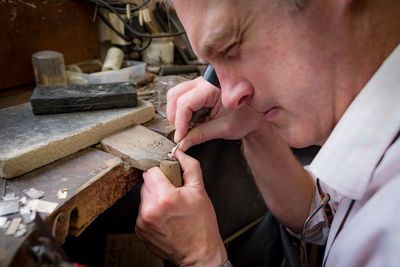 Man working at workshop