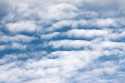 Low angle view of clouds in sky