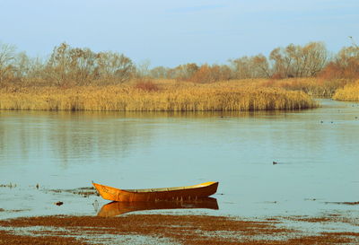 Scenic view of lake