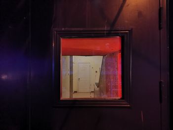 Interior of abandoned house