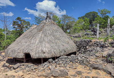 thatched roof