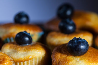 Close-up of dessert on table