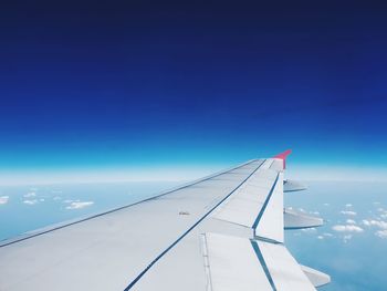 Airplane flying in sky