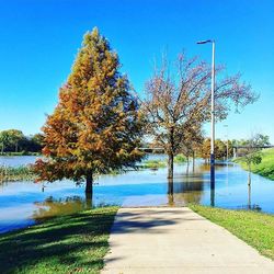 Scenic view of calm lake