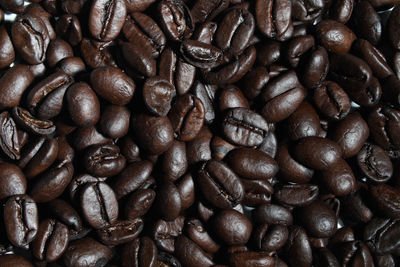 Full frame shot of coffee beans