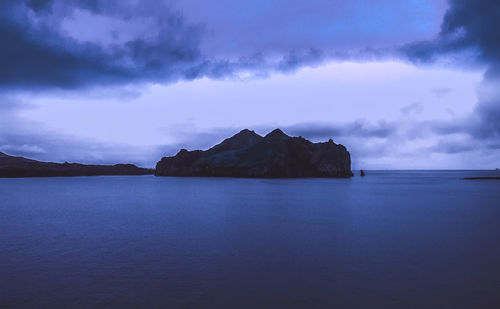 Panoramic view of sea against sky