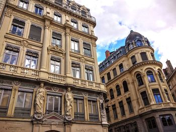 Low angle view of historical building against sky