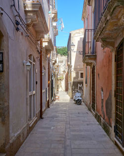 Street amidst buildings in city