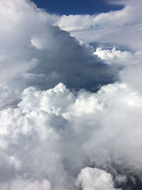 Low angle view of clouds in sky