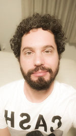 Close-up portrait of young man