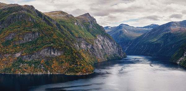 Hellesylt, geiranger fjord, stranda, møre og romsdal, norway.