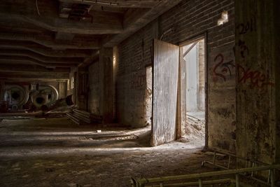 Interior of old building