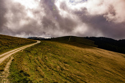 Scenic view of landscape against sky