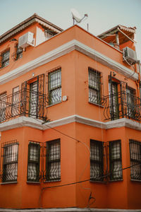 Low angle view of building against sky