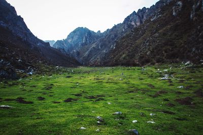 Scenic view of mountains
