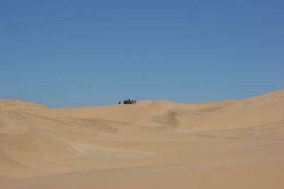 Scenic view of landscape against clear sky