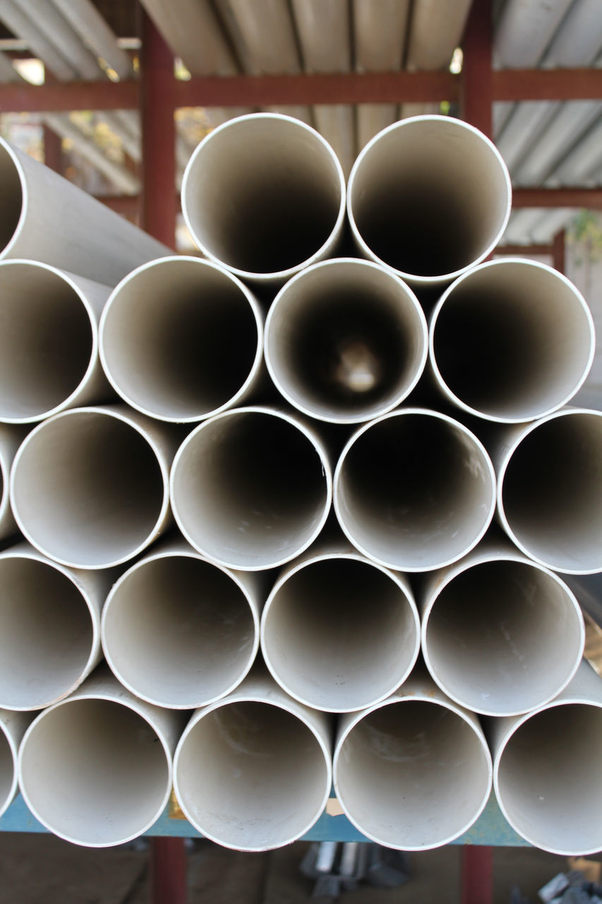 CLOSE-UP OF PIPES