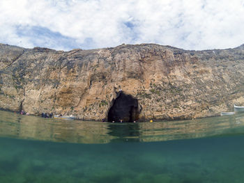 Inland sea on the island of gozo, malta