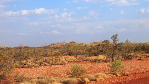 Landscape against sky