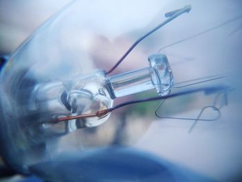 Close-up of drink in glass on table