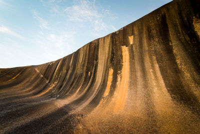 Panoramic view of road by land against sky