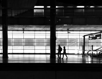 People at subway station