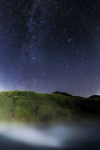 Low angle view of starry sky