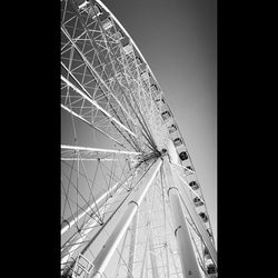 Low angle view of ferris wheel