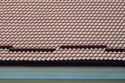 Full frame shot of building roof